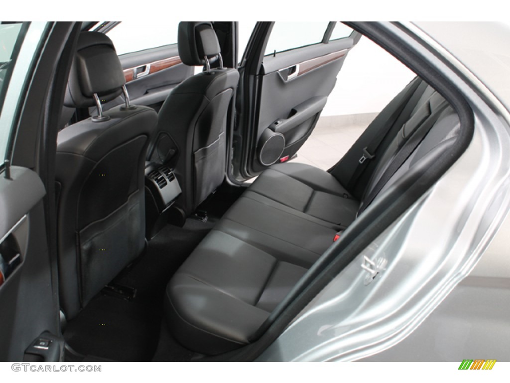 Black Interior 2010 Mercedes-Benz C 300 Sport 4Matic Photo #72905773