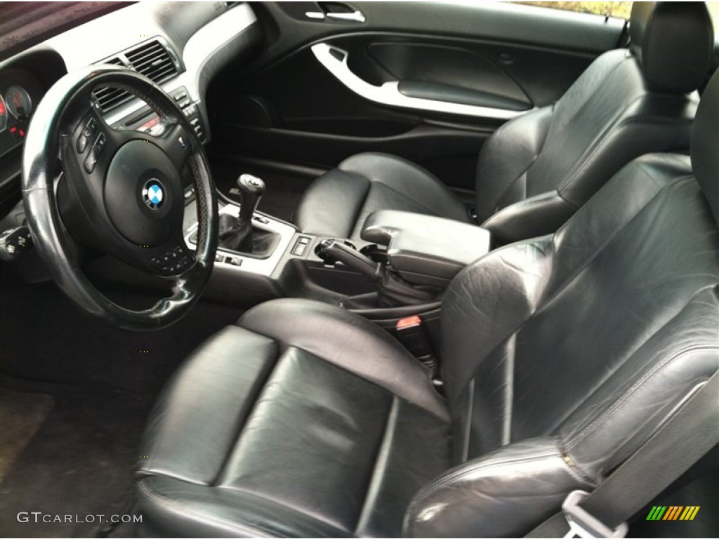 Black Interior 2003 BMW M3 Convertible Photo #72905782