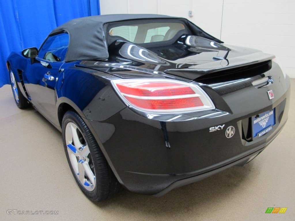 2007 Sky Roadster - Black Onyx / Black photo #6