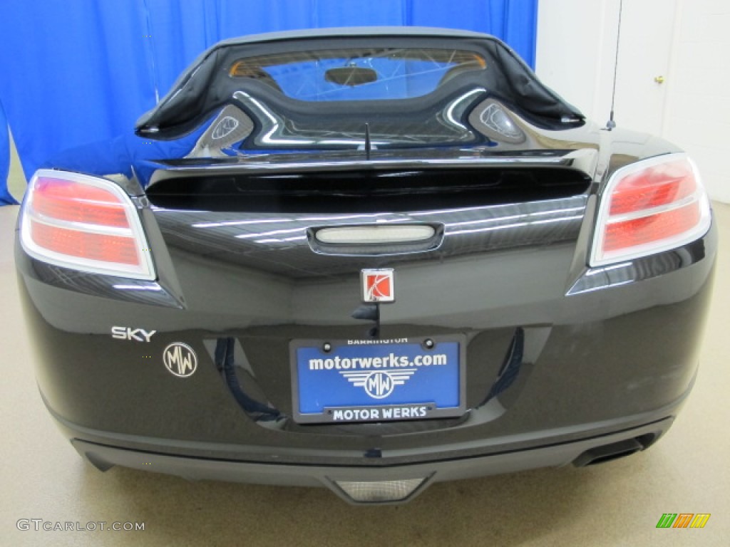 2007 Sky Roadster - Black Onyx / Black photo #7