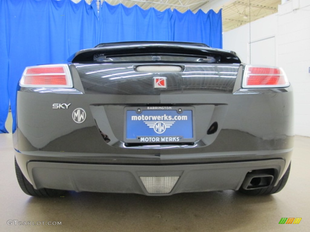2007 Sky Roadster - Black Onyx / Black photo #8