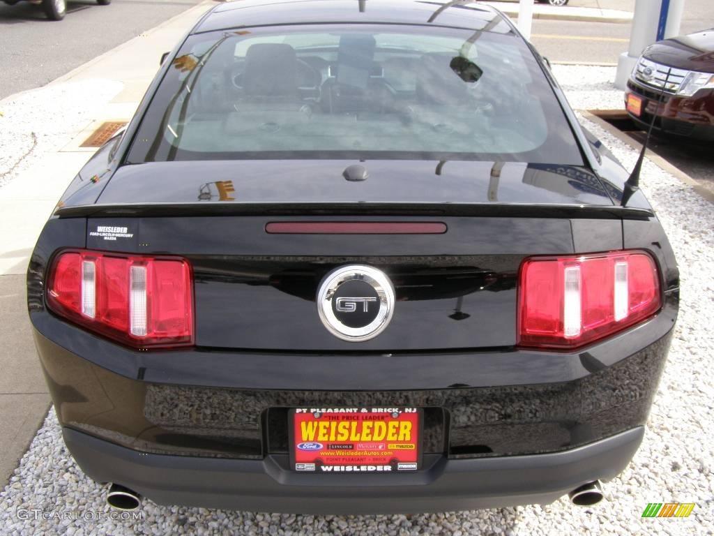 2010 Mustang GT Premium Coupe - Black / Charcoal Black photo #5