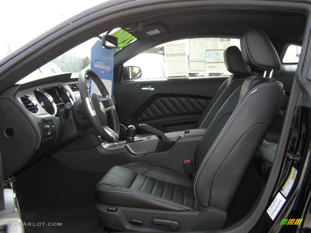 2010 Mustang GT Premium Coupe - Black / Charcoal Black photo #7