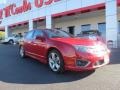 2010 Red Candy Metallic Ford Fusion Sport  photo #1