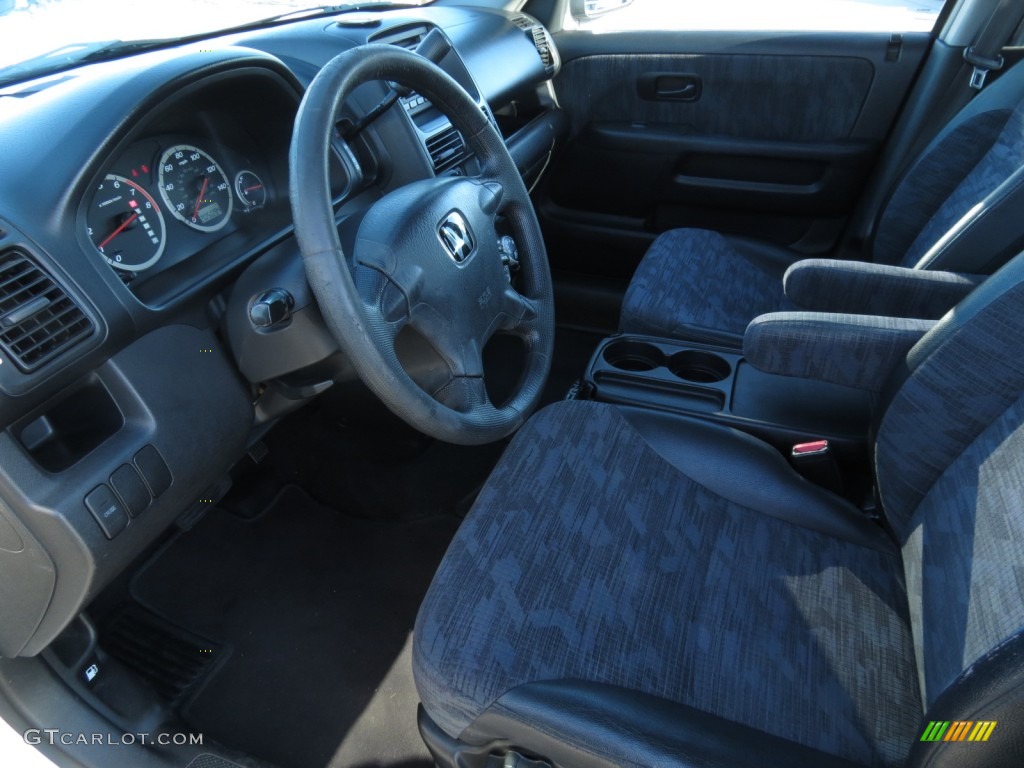 Black Interior 2002 Honda CR-V LX Photo #72907153
