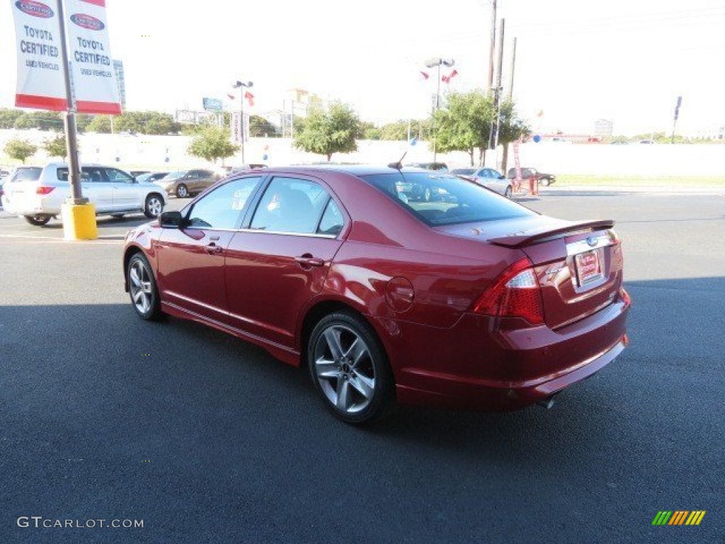 2010 Fusion Sport - Red Candy Metallic / Charcoal Black/Sport Red photo #5