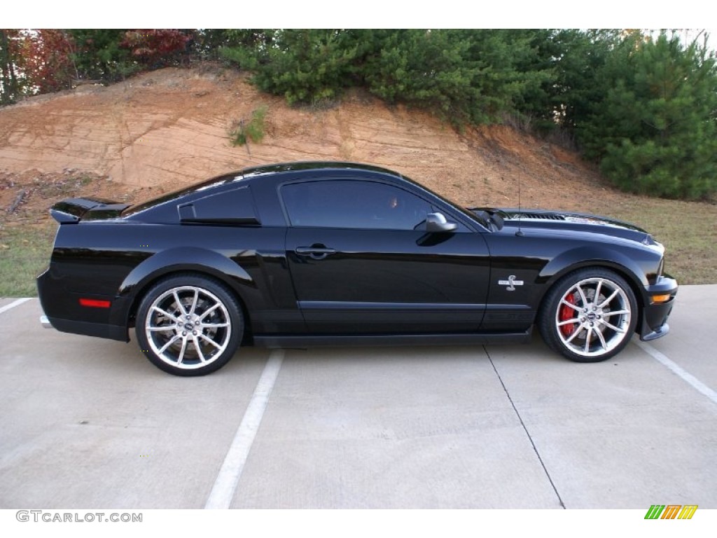 Black 2009 Ford Mustang Shelby GT500 Super Snake Coupe Exterior Photo #72907316