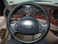 1997 Ford E Series Van Medium Prairie Tan Interior Steering Wheel Photo