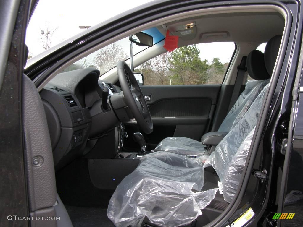 2010 Fusion Hybrid - Tuxedo Black Metallic / Charcoal Black photo #7