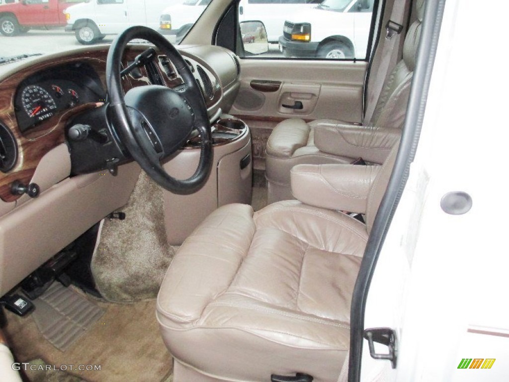 Medium Prairie Tan Interior 1997 Ford E Series Van E150 Conversion Van Photo #72907540