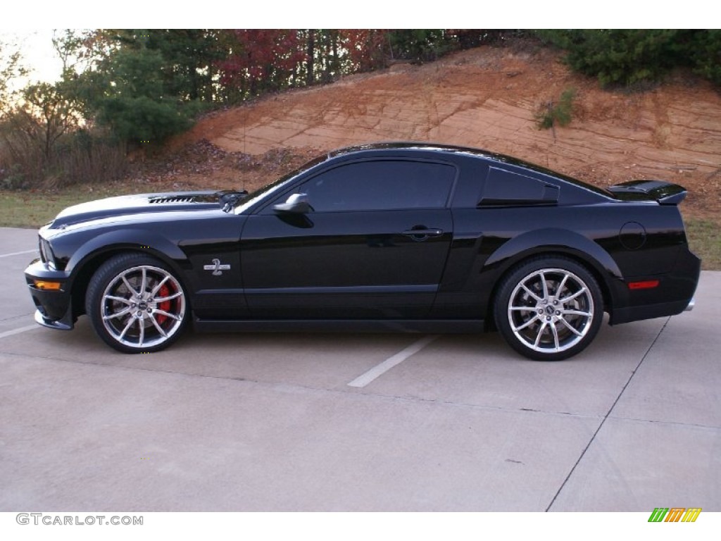 Black 2009 Ford Mustang Shelby GT500 Super Snake Coupe Exterior Photo #72907690