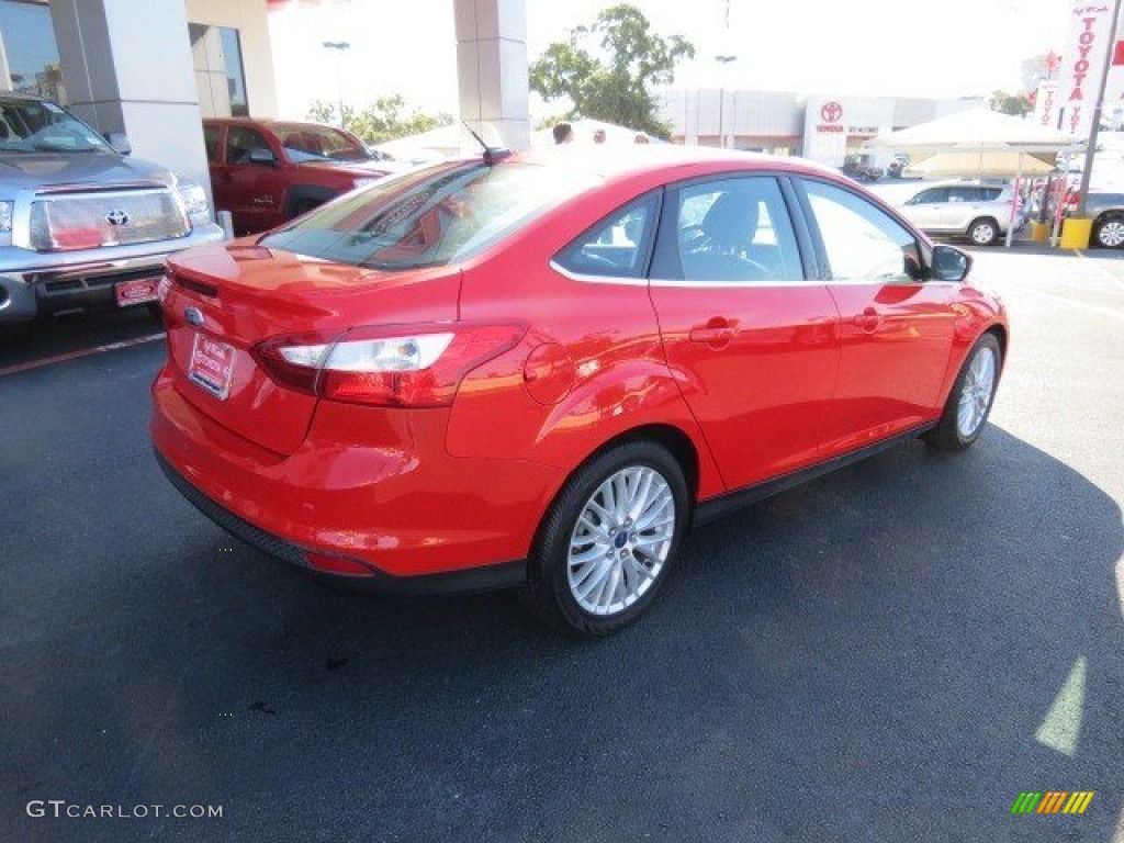 2012 Focus SEL Sedan - Race Red / Charcoal Black photo #7