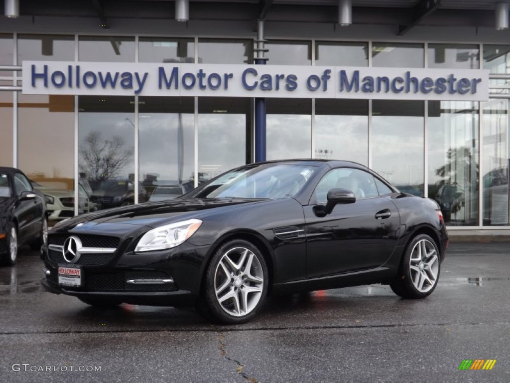 2013 SLK 250 Roadster - Black / Sahara Beige photo #1