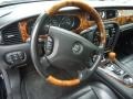 2006 Jaguar XJ Charcoal Interior Steering Wheel Photo