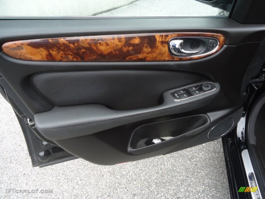 2006 Jaguar XJ XJ8 Charcoal Door Panel Photo #72907896