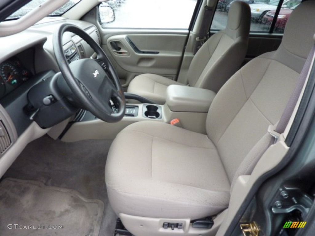 2004 Grand Cherokee Laredo 4x4 - Onyx Green Pearl / Taupe photo #16