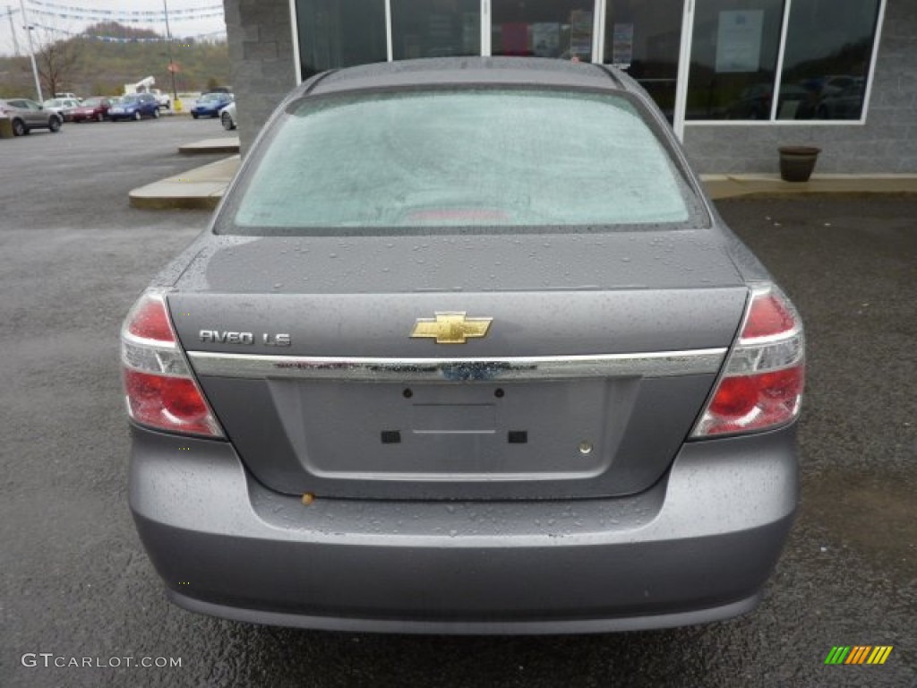 2008 Aveo LS Sedan - Medium Gray Metallic / Charcoal photo #6