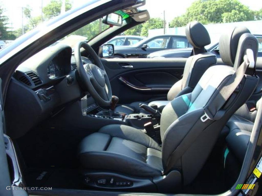2006 3 Series 325i Convertible - Jet Black / Black photo #17