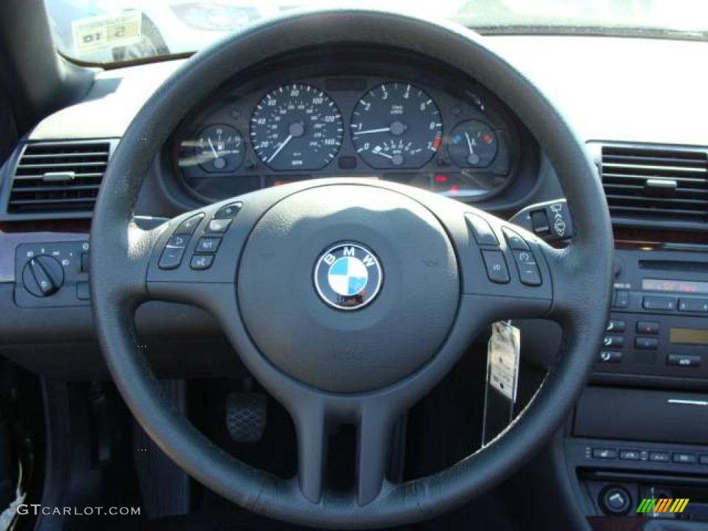 2006 3 Series 325i Convertible - Jet Black / Black photo #20