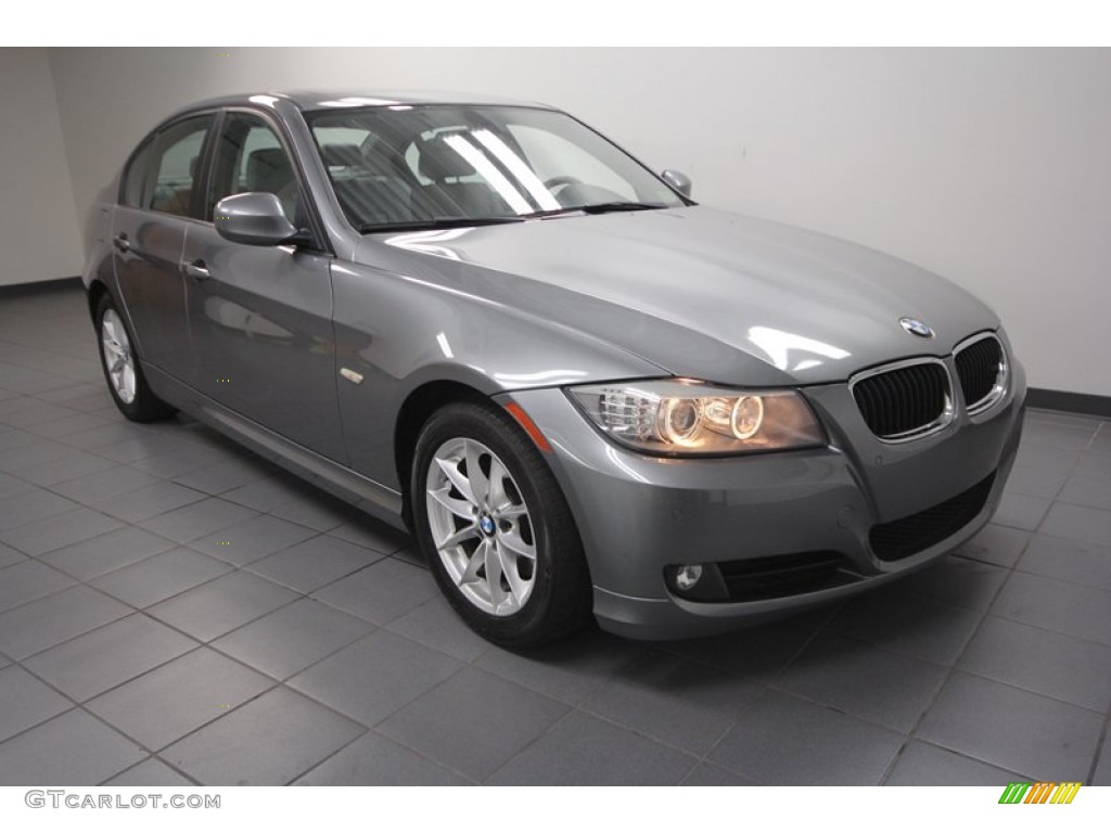 2010 3 Series 328i Sedan - Space Gray Metallic / Gray Dakota Leather photo #1