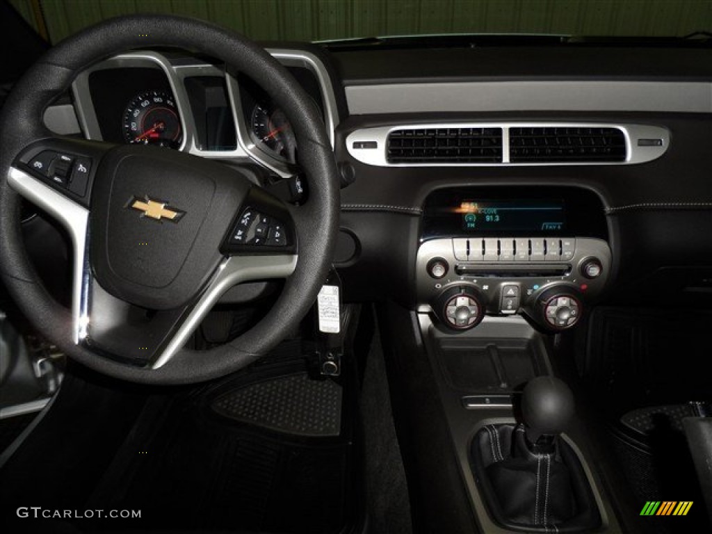 2012 Camaro LS Coupe - Silver Ice Metallic / Black photo #13