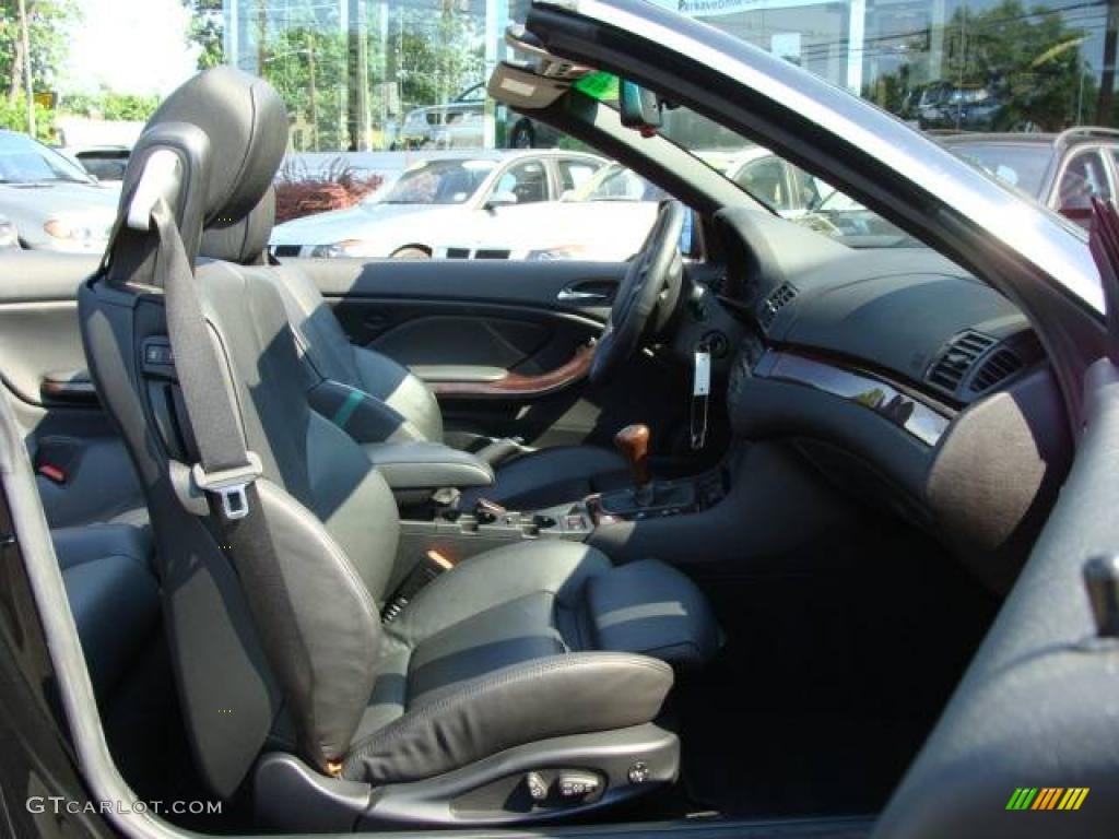 2006 3 Series 325i Convertible - Jet Black / Black photo #26