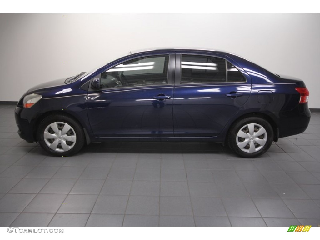 Nautical Blue Metallic 2008 Toyota Yaris Sedan Exterior Photo #72911158