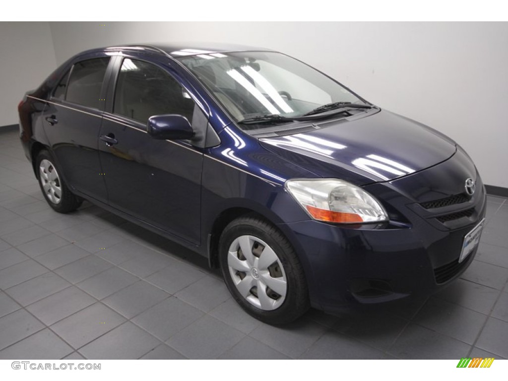 Nautical Blue Metallic 2008 Toyota Yaris Sedan Exterior Photo #72911284