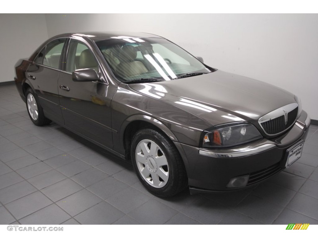 Charcoal Beige Metallic 2005 Lincoln LS V6 Luxury Exterior Photo #72912046