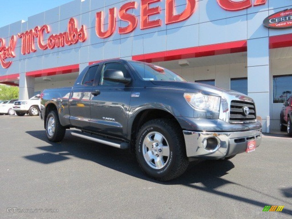 2008 Tundra SR5 TRD Double Cab 4x4 - Slate Gray Metallic / Graphite Gray photo #1