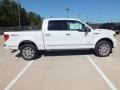 White Platinum Metallic Tri-Coat 2013 Ford F150 Lariat SuperCrew 4x4 Exterior