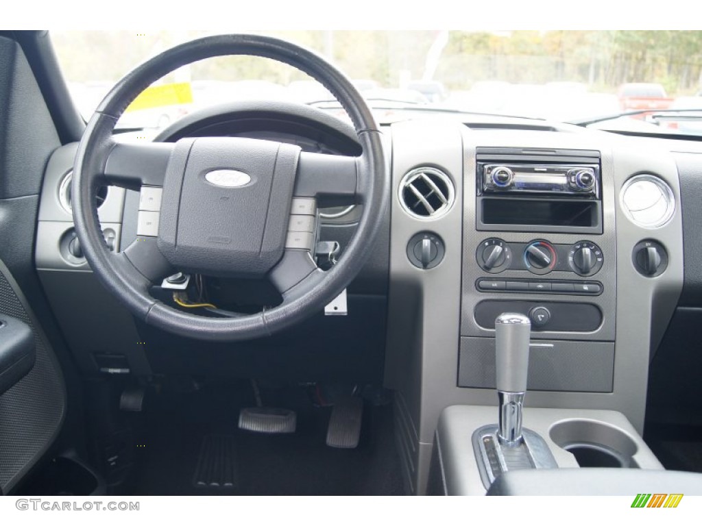 2005 F150 Lariat SuperCrew 4x4 - Silver Metallic / Medium Flint/Dark Flint Grey photo #21