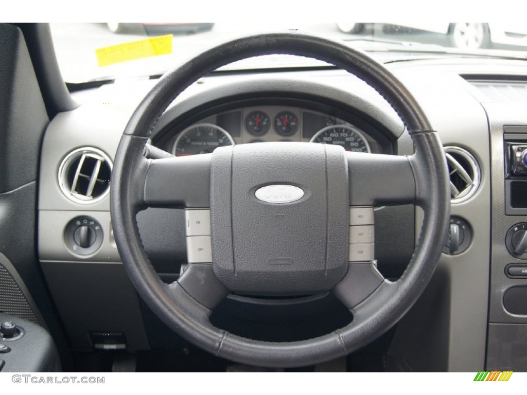 2005 F150 Lariat SuperCrew 4x4 - Silver Metallic / Medium Flint/Dark Flint Grey photo #22