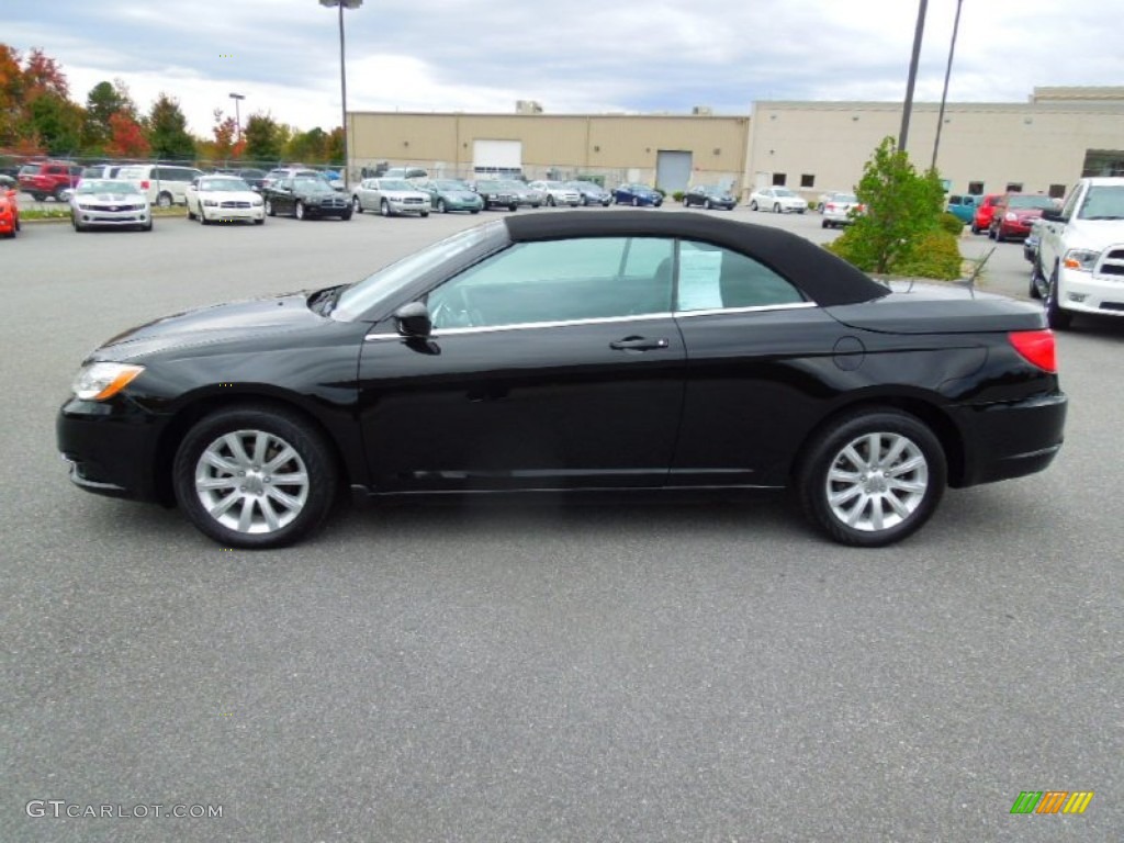 Black 2012 Chrysler 200 Touring Convertible Exterior Photo #72913484