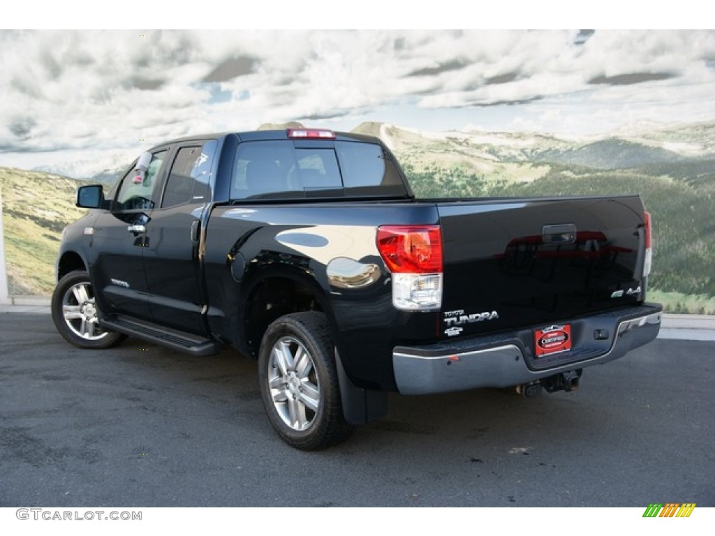 2010 Tundra Limited Double Cab 4x4 - Black / Graphite Gray photo #3