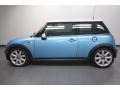 2003 Electric Blue Metallic Mini Cooper S Hardtop  photo #2