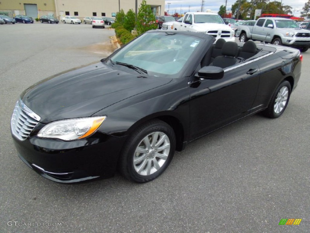 Black 2012 Chrysler 200 Touring Convertible Exterior Photo #72913990