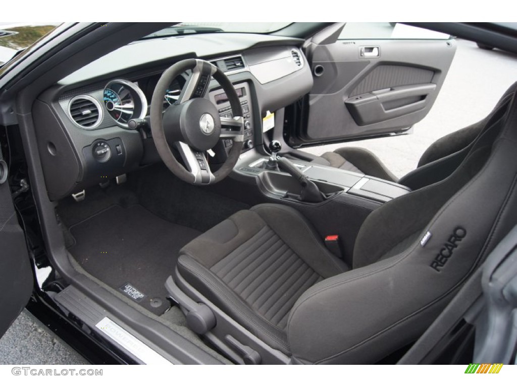 Charcoal Black/Recaro Sport Seats Interior 2013 Ford Mustang Boss 302 Laguna Seca Photo #72914000