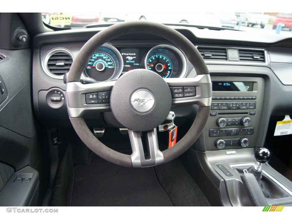 2013 Ford Mustang Boss 302 Laguna Seca Charcoal Black/Recaro Sport Seats Dashboard Photo #72914113