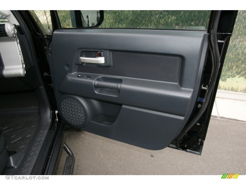 2010 Toyota FJ Cruiser 4WD Dark Charcoal Door Panel Photo #72914473