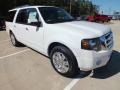 2013 White Platinum Tri-Coat Ford Expedition EL Limited  photo #1