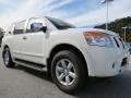 2012 Blizzard White Nissan Armada SV  photo #7