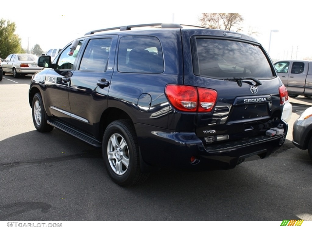 2009 Sequoia SR5 4x4 - Nautical Blue Metallic / Graphite Gray photo #3