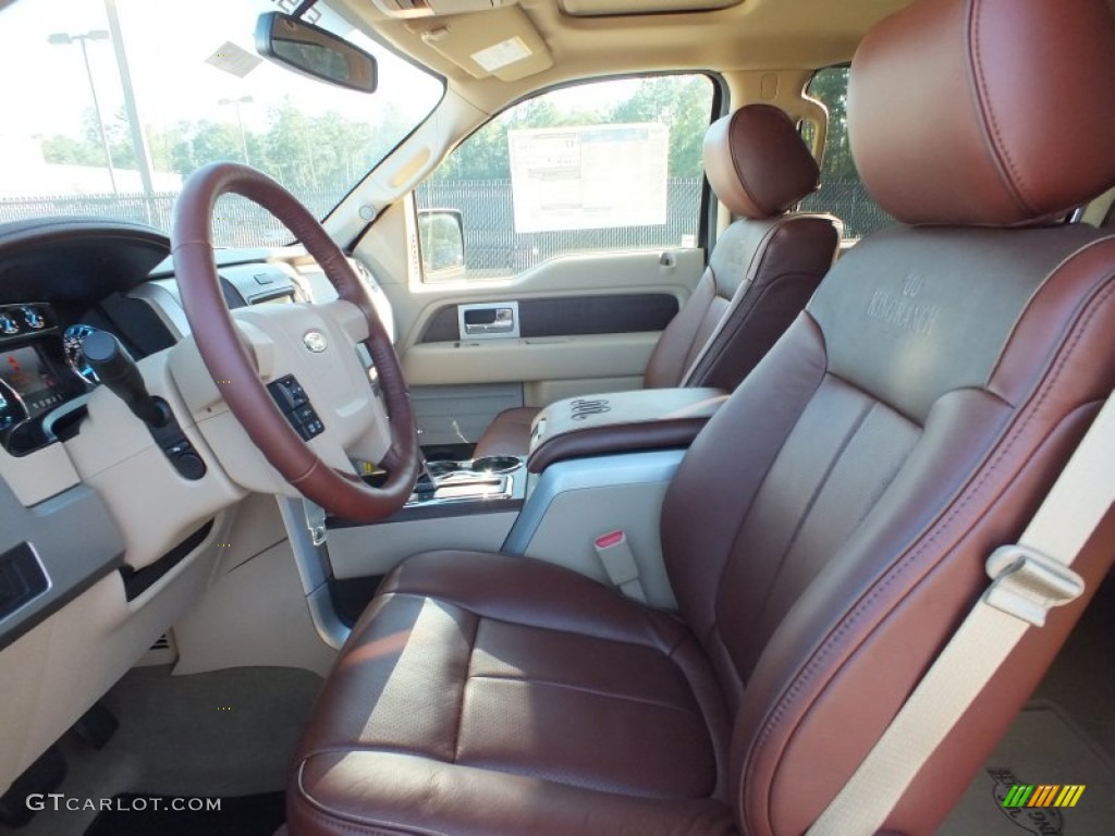 King Ranch Chaparral Leather Interior 2013 Ford F150 King Ranch SuperCrew 4x4 Photo #72915388