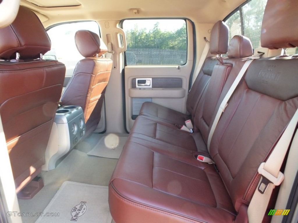 2013 Ford F150 King Ranch SuperCrew 4x4 Rear Seat Photo #72915411