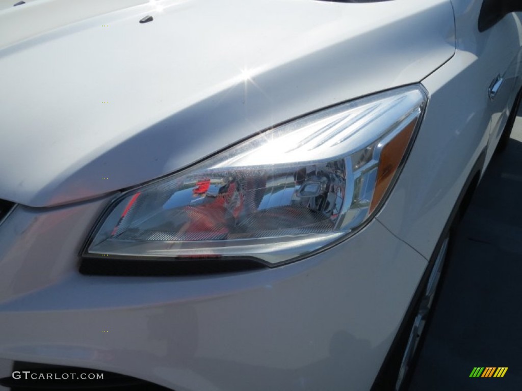 2013 Escape SEL 2.0L EcoBoost - White Platinum Metallic Tri-Coat / Charcoal Black photo #8