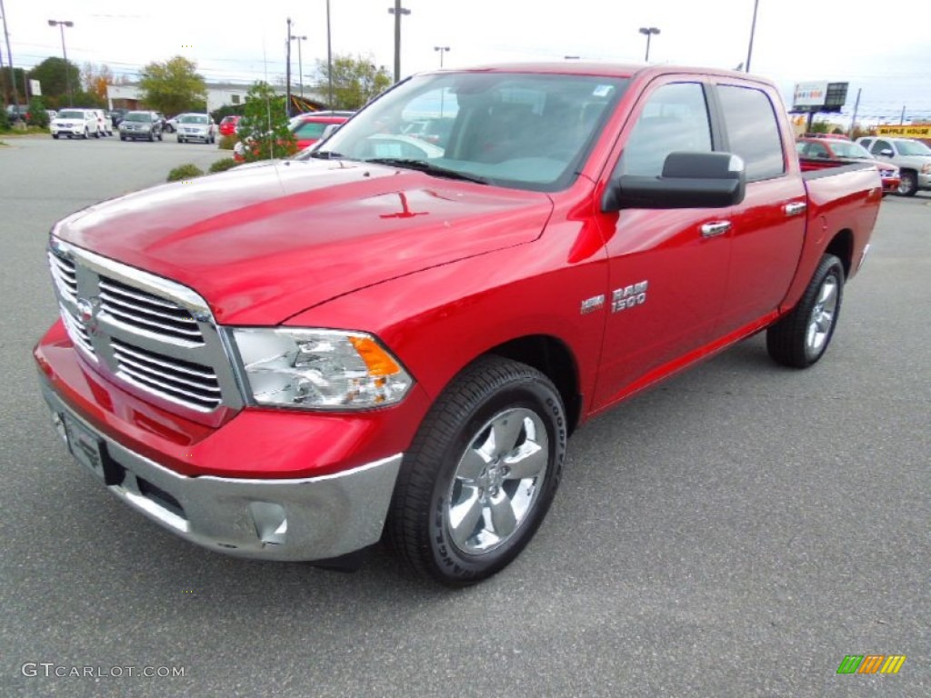Deep Cherry Red Pearl 2013 Ram 1500 Big Horn Crew Cab 4x4 Exterior Photo #72916210