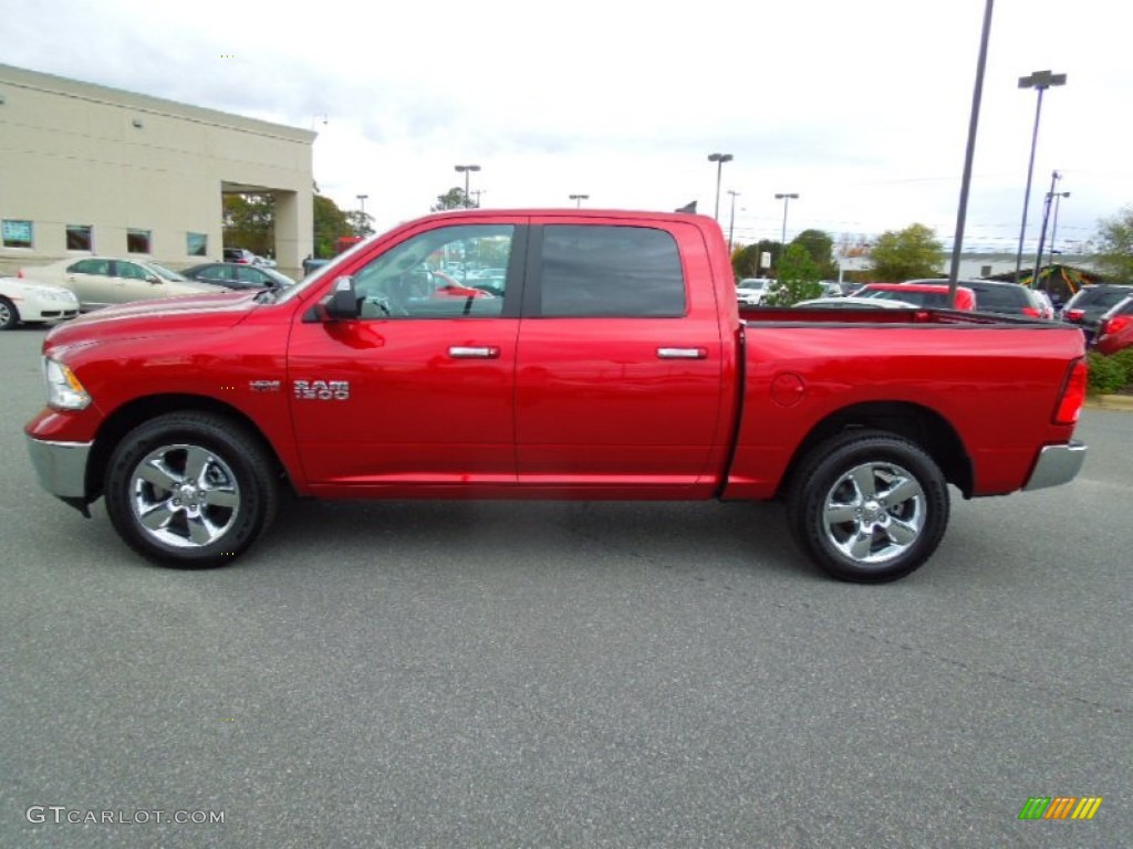Deep Cherry Red Pearl 2013 Ram 1500 Big Horn Crew Cab 4x4 Exterior Photo #72916234