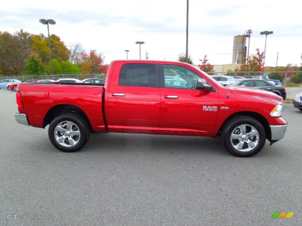 Deep Cherry Red Pearl 2013 Ram 1500 Big Horn Crew Cab 4x4 Exterior Photo #72916306