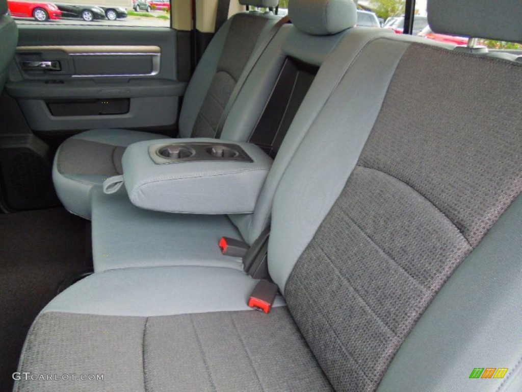 Black/Diesel Gray Interior 2013 Ram 1500 Big Horn Crew Cab 4x4 Photo #72916645